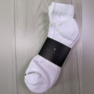 American Tall White Men's Casual Socks